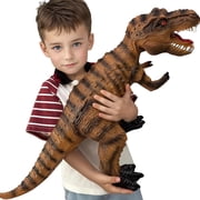 Gzsbaby Big Dinosaur Toys for Toddlers-28 inches Tyrannosaurus Rex Dinosaur Figures, Jumbo Realistic Dinosaur Toys for Boys Girls Gift, Kids Ages 1 2 3 4 5 6 7 8 9 Khaki