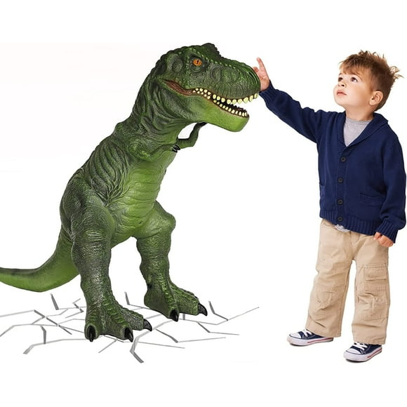 Gzsbaby Realistic 28" Dinosaur Toys for Boys Kids Action Figures, Green