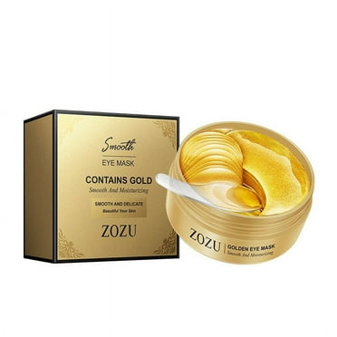 Gzwccvsn 24k Gold Under Eye Patches, Collagen Eye Skin Care Mask, 60 Pcs Eye Mask Pure Gold Anti-Aging Collagen Hyaluronic-Acid Under Eye Mask for Removing Dark Circles