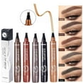 thumbnail image 1 of Gzwccvsn 5PC Microblade Eyebrow Pencil, Magic Eyebrow Pencil, Waterproof Microblading Eyebrow Pencil Contouring Pen 4 Tipped Precise Brow Pen, Fine Stroke Microblading Eyebrow Pencil, 1 of 7