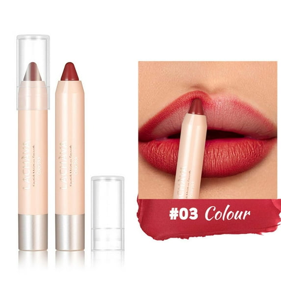 Gzwccvsn 8 Color Matte Lipstick Pencil - High Pigmented Waterproof Soft Matte Lip Liner, Longwear Lipliner Ultra Fine Lip Natural Lip Makeup Cosmetics Magic Lipstick Long Lasting
