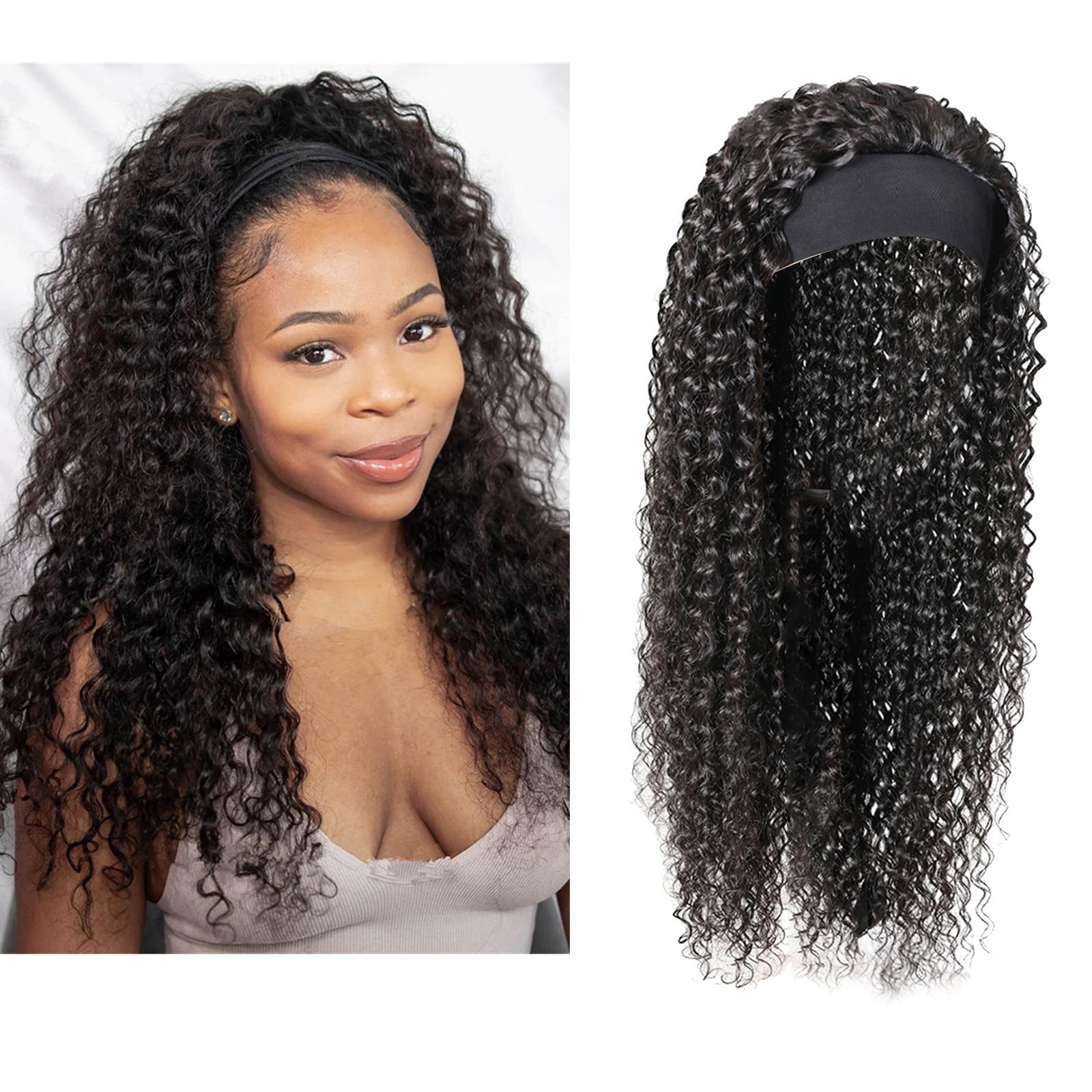 Gzwccvsn Black Hair Long Wigs Fashion Sexy Wave Synthetic Wig High Temperature wigs human hair