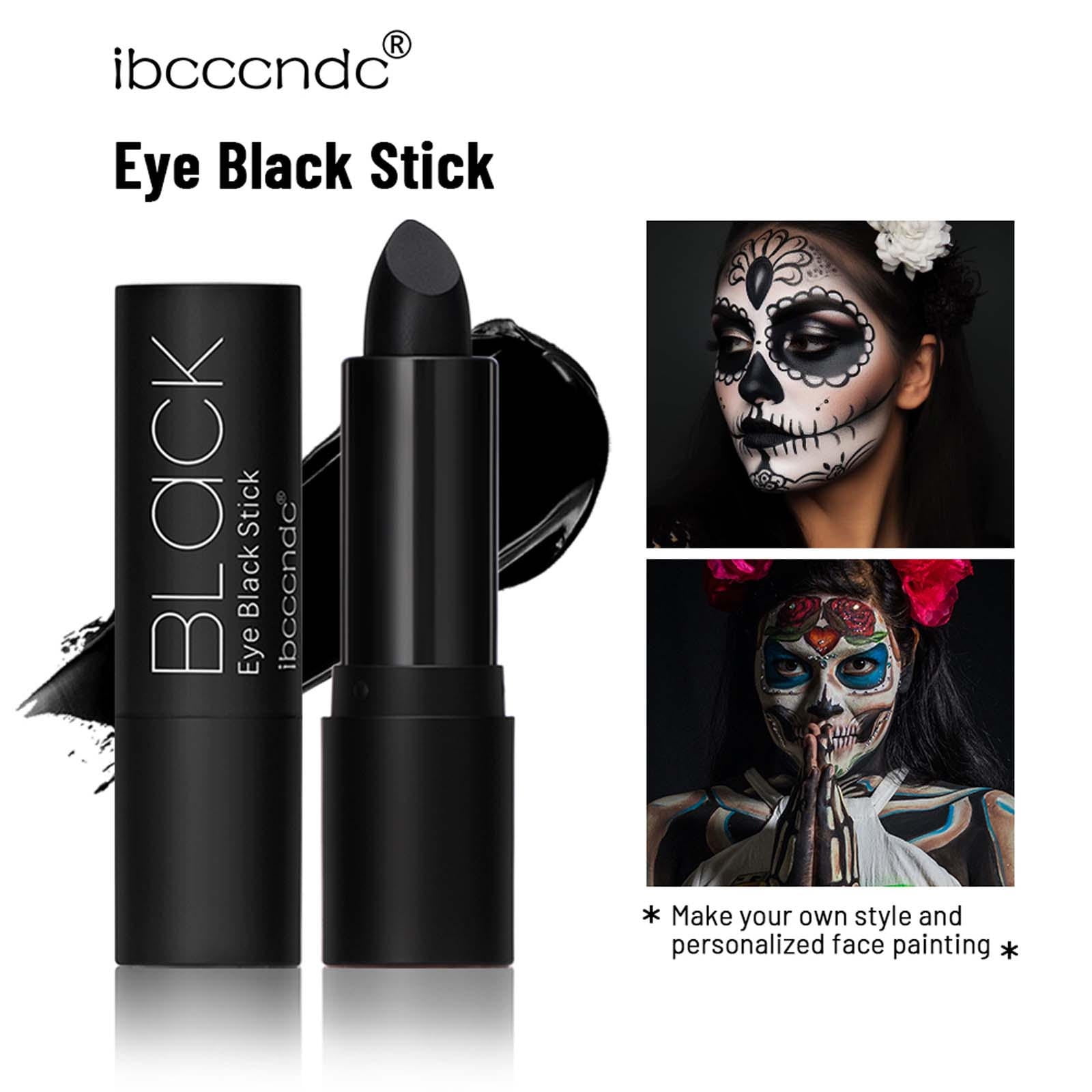 Gzwccvsn Black Lipstick Lipstick Eye Black Stick Halloween Facial Black