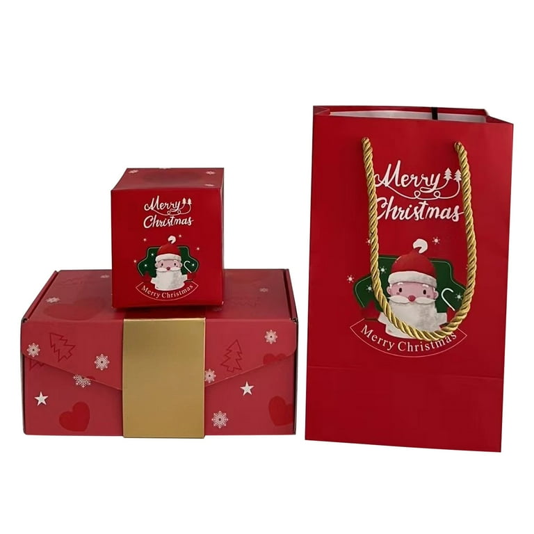 Gzwccvsn Christmas Surprise Gift Box,2023 New Folding Bouncing Red 