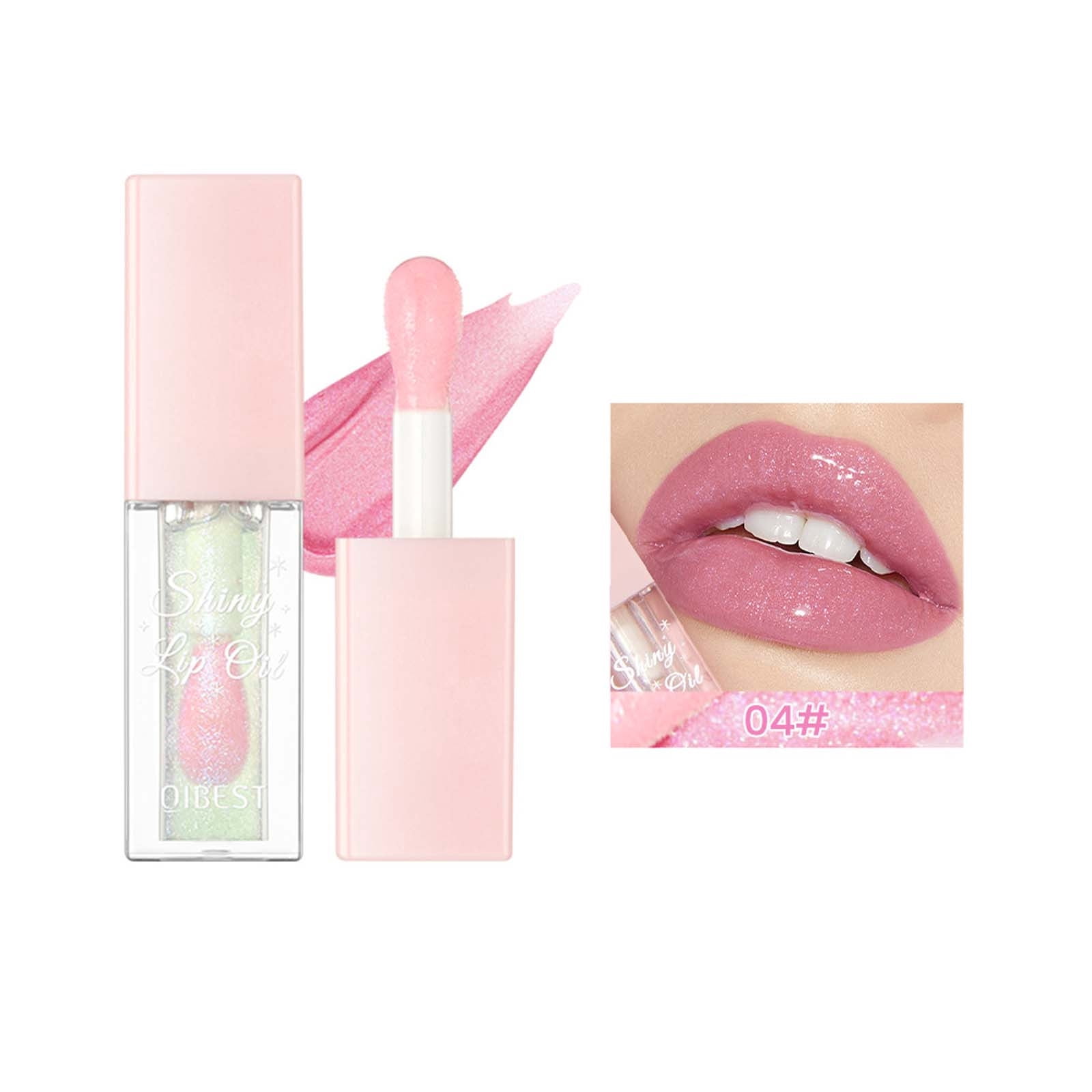 Gzwccvsn Color Changing Lip Oil, Magic Warm Change Glitter Lip Gloss ...