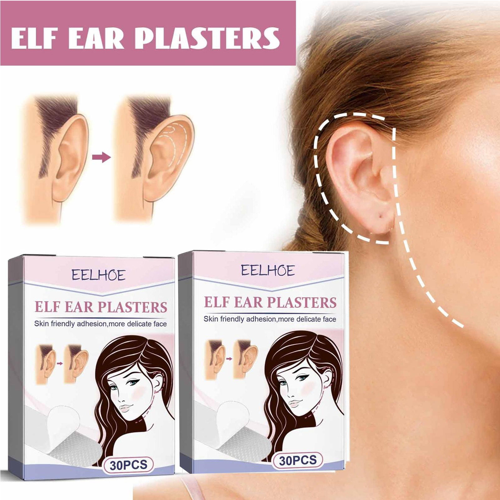 Gzwccvsn Ear Correction, Cosmetic Ear Corrector, Solution For Protruding Ears, Ear Stickers For