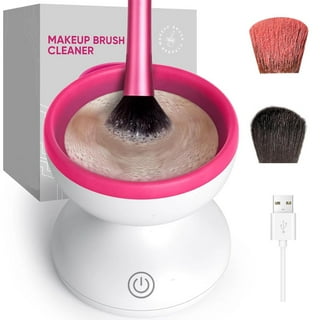 Purple Electric Makeup Brush Cleaner Machine, Windspeed Silicone Brush  Cleaner Machine Beauty Blender Cleanser For Beauty Makeup Brushes,  Christmas