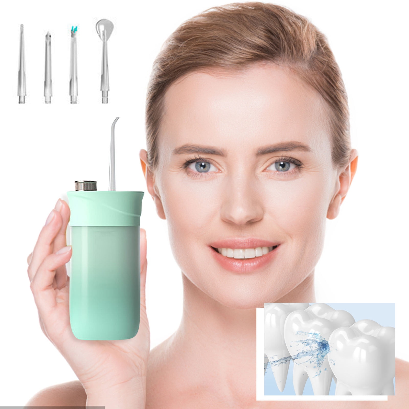 Gzwccvsn Electric Telescopic Teeth Punch,Portable Home Teeth Scaling