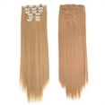 thumbnail image 1 of Gzwccvsn Fashion Hair Long Clip In Hair Extensions Full Straight Wig 19.68in wigs human hair, 1 of 4