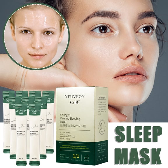 Gzwccvsn Firming Mask Firming Sleeping Mask Firming Facial Moisturizing Mask Portable Leave-In Sleeping Mask For Men And Women 80ml face, body skincare korean