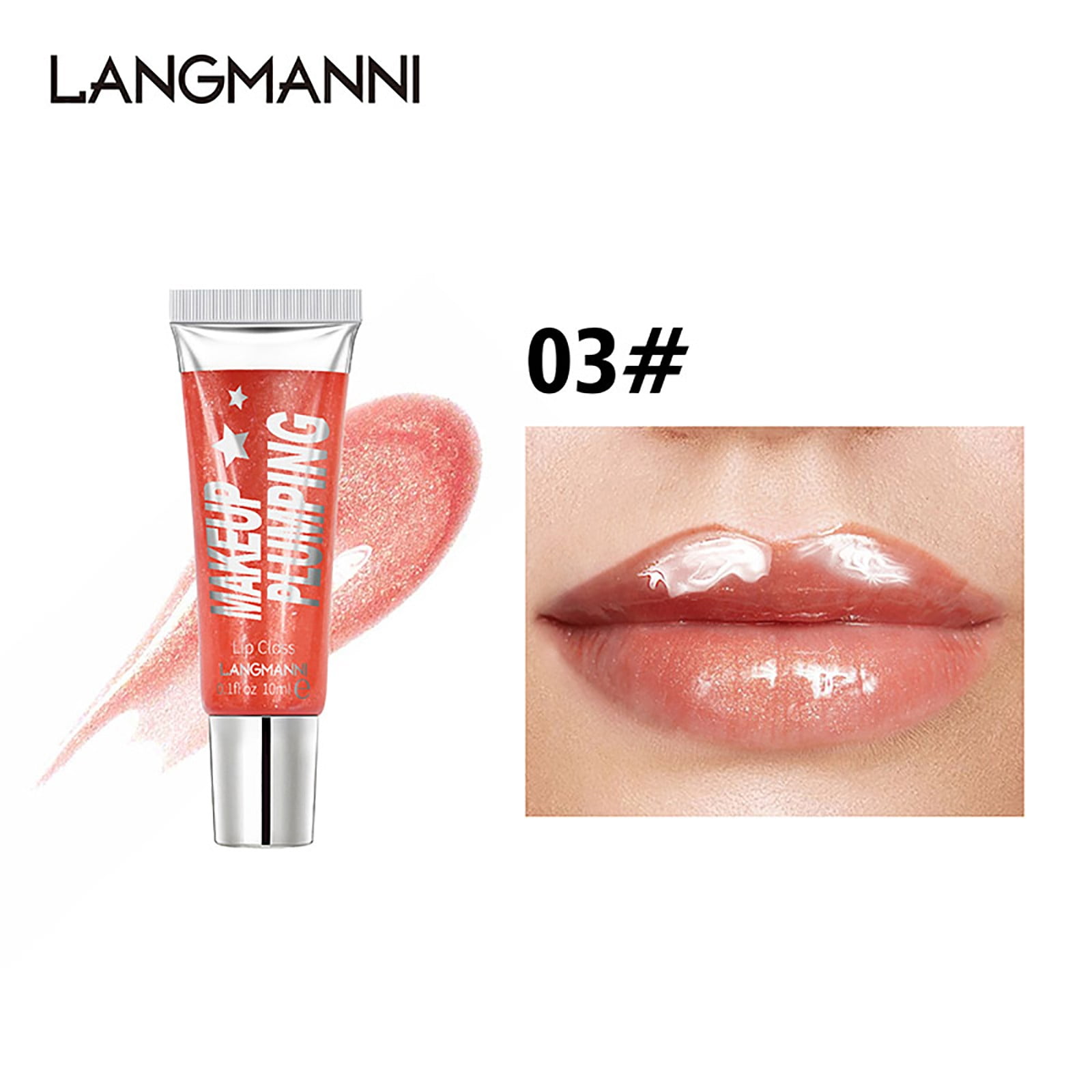 Gzwccvsn Langmanni Clear Lip Balm Moisturizing Soft Lip Balm lip stain