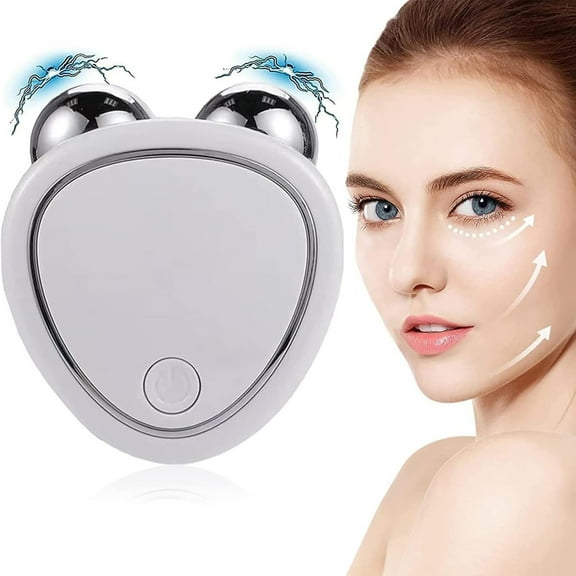 Gzwccvsn Microcurrent Facial Device, Mini Microcurrent Face Lift Device, Face Lift Toning/Sculpting/Firming Tool, Anti-Ageing, Skin Tightening and Rejuvenation