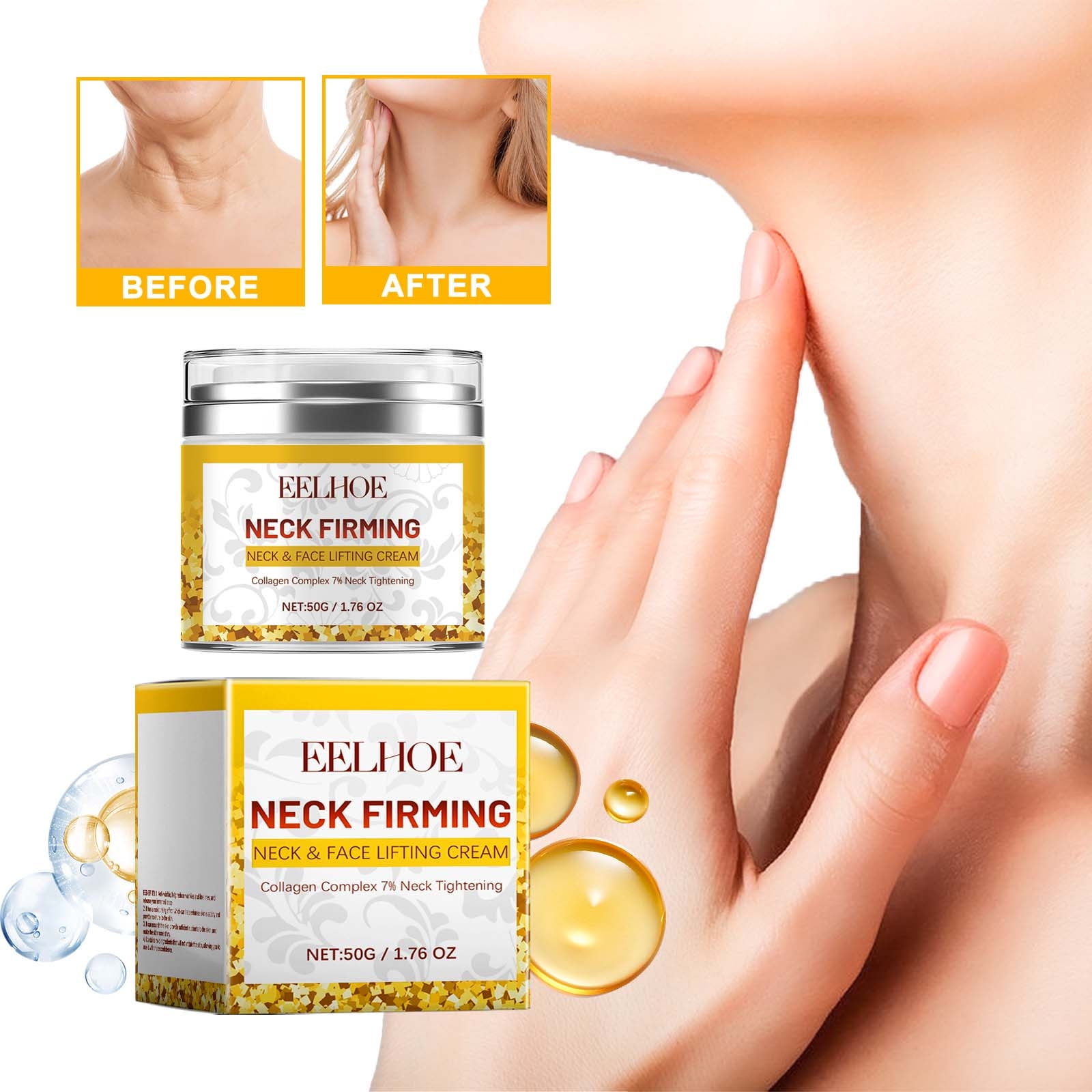 Gzwccvsn Neck Creams for Tightening and Firming, Neck Face