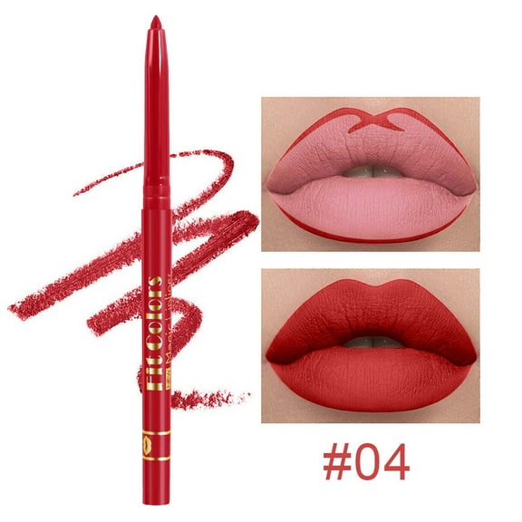 Gzwccvsn Nude Red Brown Lipliner Pencial, Matte Lipliner Stain, Smooth Waterproof Long-Lasting Fade Resistant Lip Pencil Makeup for Women and Girls, lip liner stain