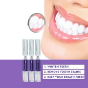 Gzwccvsn Purple Teeth Whitening Pen For Teeth Whitening Color Corrector Toothpaste Whitening Teeth Whitening Kit For Sensitive 3x4ML face, body skincare korean