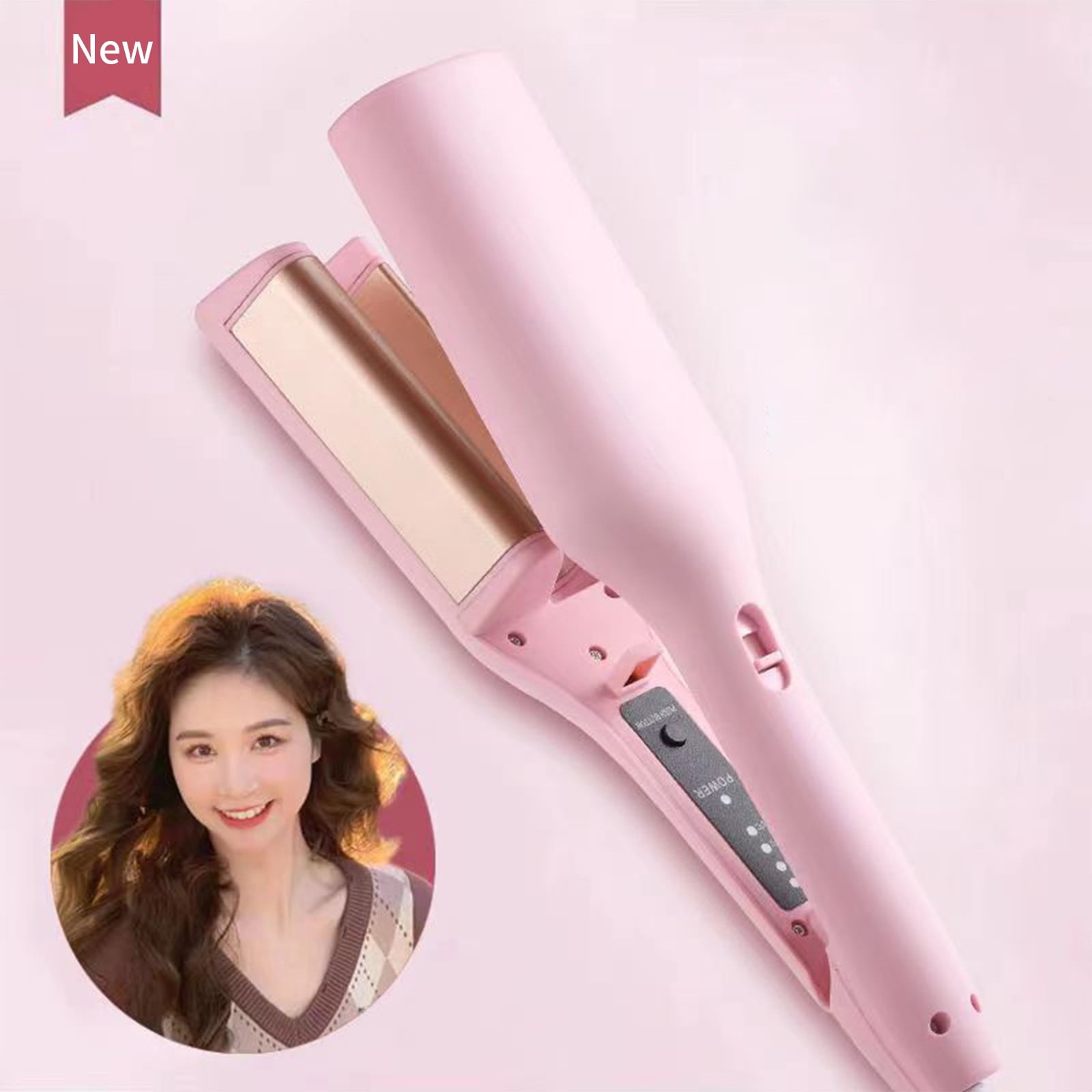 Gzwccvsn Rommantic French EggRoll Curling Iron, EggRoll Hairstyle Water