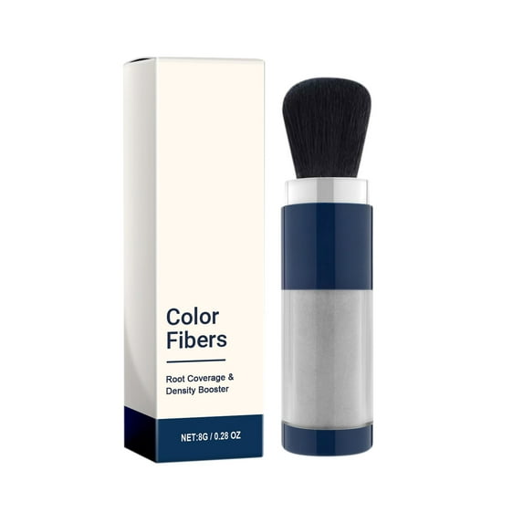 Gzwccvsn Supersize Color Fibers with Refill Set, Colored Hair Thickener, Temporary Hair Color for Root Touchup with Hair Thickening Fibers