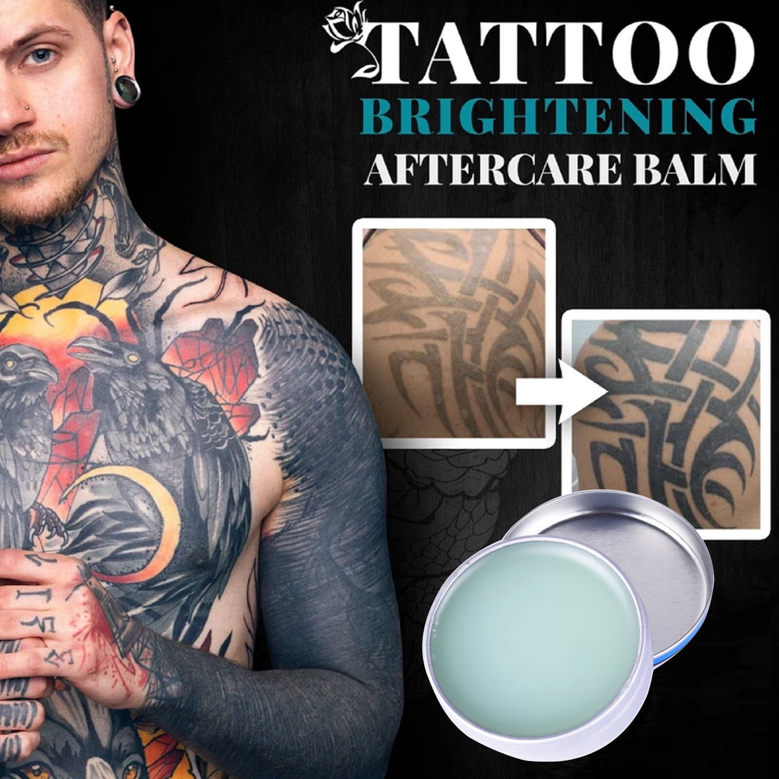 Gzwccvsn Tattoos Enhance Balm & Aftercare Cream Tattoos Brightener