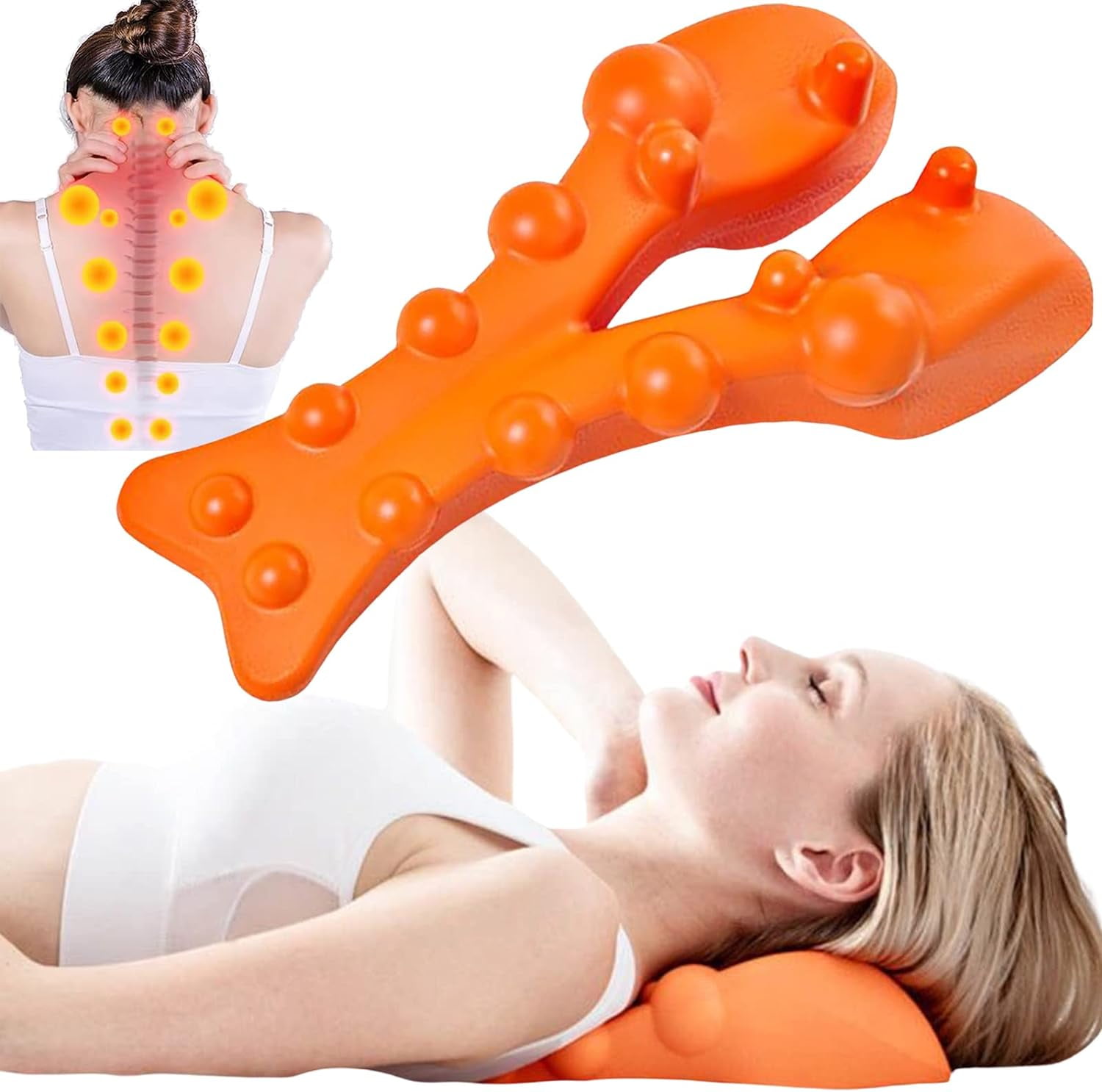 Gzwccvsn Trapezius Spark Point Massage Tool, Cervical Massage Finger Press  for Headache Suboccipital Shoulder Back Trigger Point Pain Relief Neck  Stretcher - Walmart.com