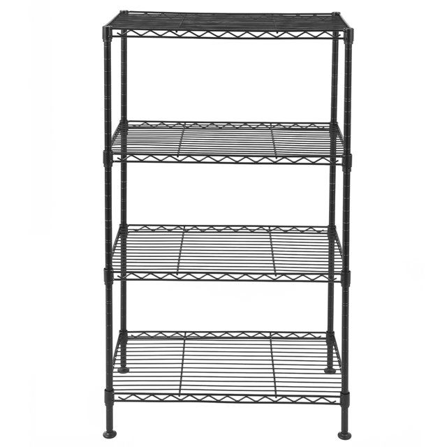 Gzxs 4 Tier Adjustable Storage Shelf Metal Storage Rack Wire Shelving