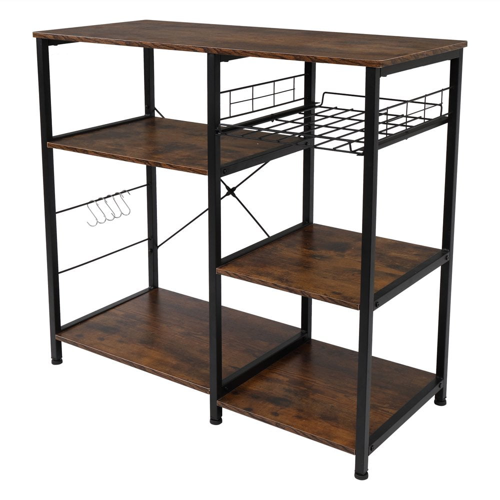 GZXS Kitchen Bakers Racks with Storage & Outlets - Walmart.com