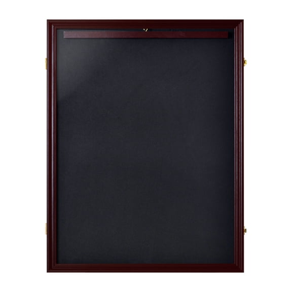 Gzxs Jersey Frame Display Case - Football Jersey Shadow Box - Jersey Display Frame with Uv Protection Acrylic and Metal Hanger for Baseball Basketball Soccer Hockey Sport Shirt and Uniform, Brown