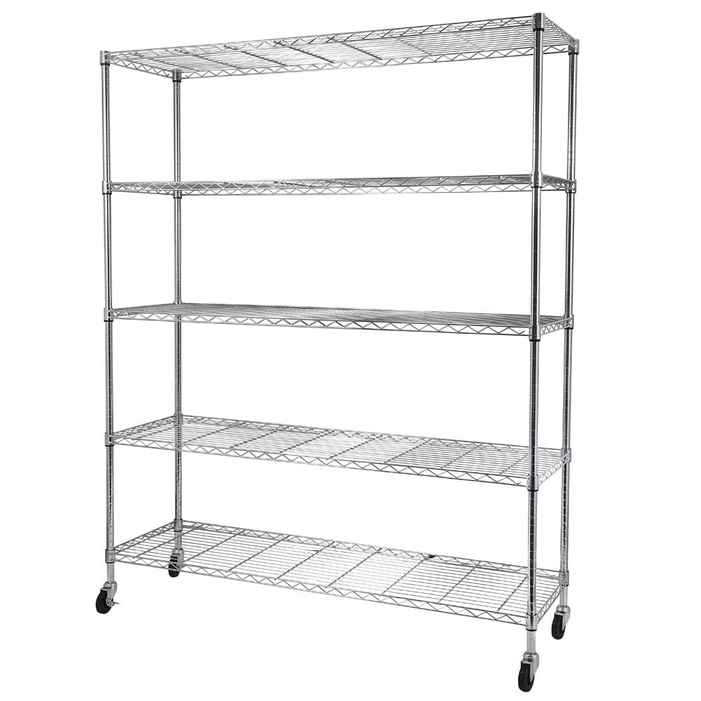 Gzxs NSF Certified Storage Shelves, Heavy Duty Steel Wire Shelving Unit
