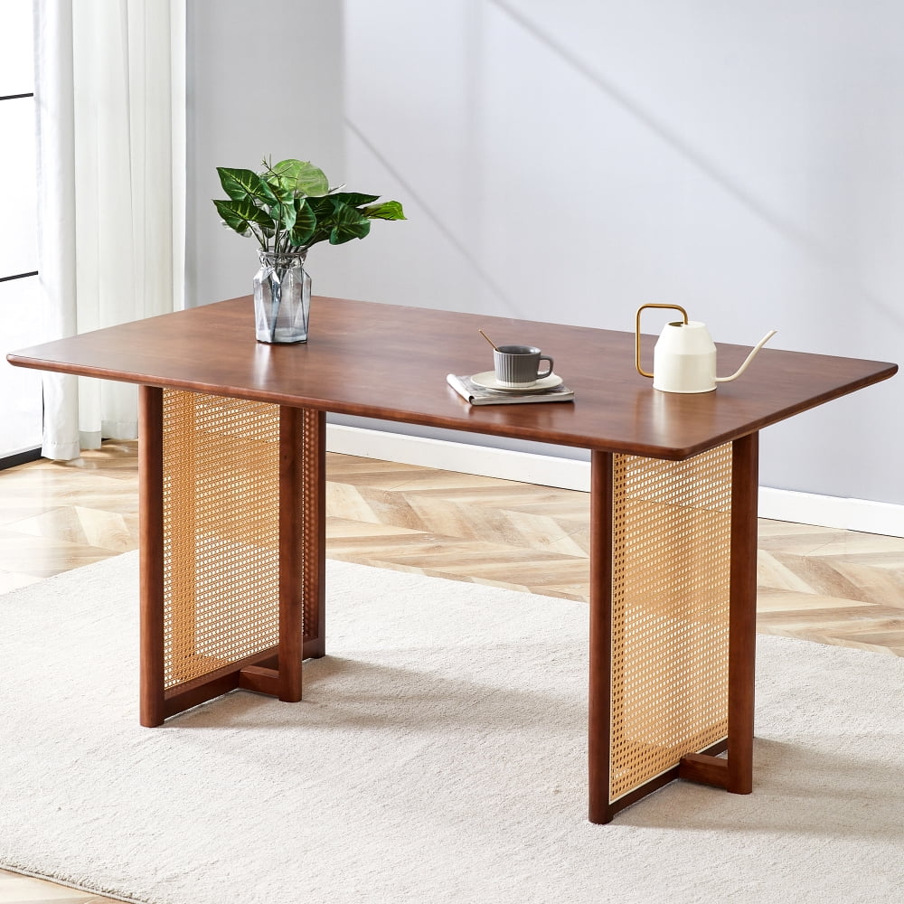 Gzxs Rectangular Dining Table - Wood Kitchen & Dining Room Furniture - Mid Century Modern ...