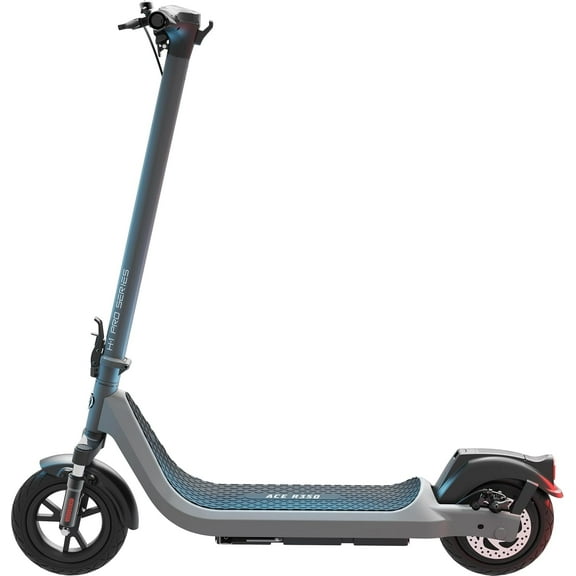 H-1 Pro Series Ace R350/R450 Foldable Electric Scooter with 350W/450W Brushless Motor, 15.5 to 20 mph Max Speed, 10” Self-Sealing Tubeless Tires, and 18.5 to 25.6 Mile Range
