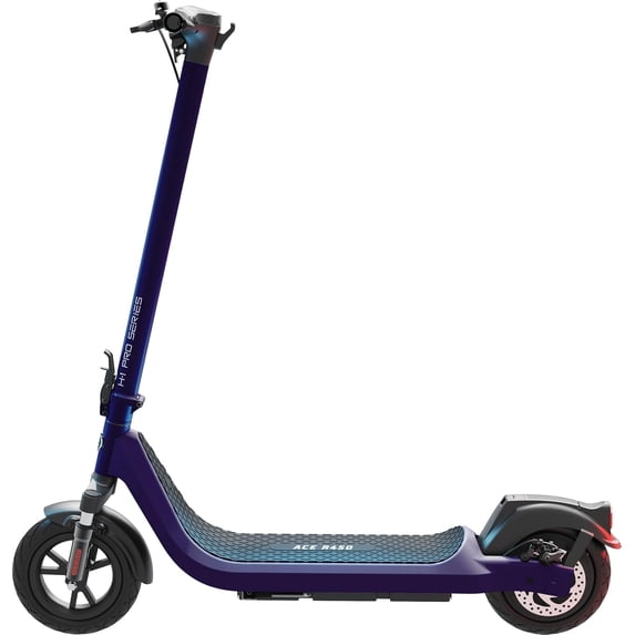 H-1 Pro Series Ace R450 Foldable Electric Scooter with 450W Brushless Motor, 20 mph Max Speed, 10” Self-Sealing Tubeless Tires, and 25.6 Mile Range