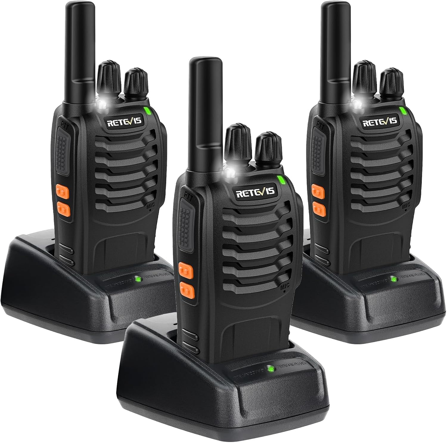 H777 Walkie Talkies Rechargeable, 2 Way Radios Long Range, Portable