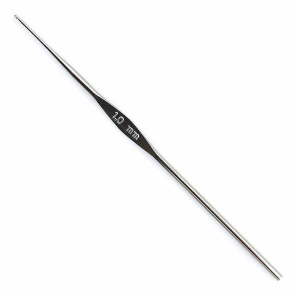 H. A. Kidd 5" Steel Crochet Hook Size 10 (1 mm)