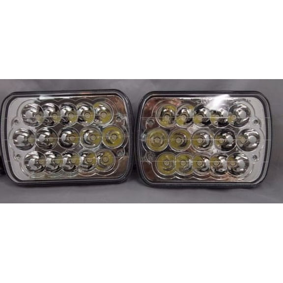 H-A-Motorsports 111729869213 7x6" LED Hid Cree Light Bulbs Crystal Clear SeaLED Beam Headlamp Headlight Pair"