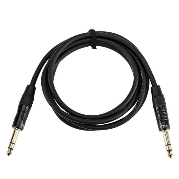 H&A Platinum Pro TRS 6' 1/4" Male to 1/4" TRS Male Interconnect Cable with Rean by Neutrik Gold Connectors