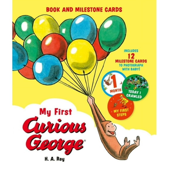 H. A. Rey: My First Curious George (Book and Milestone Cards) (Board Book)