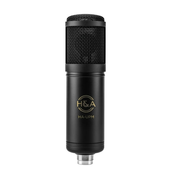 H&A USB Microphone For Podcasting and Studio Recording