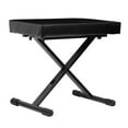 thumbnail image 1 of H&A X-Style Piano Bench, Large, Black, 1 of 10