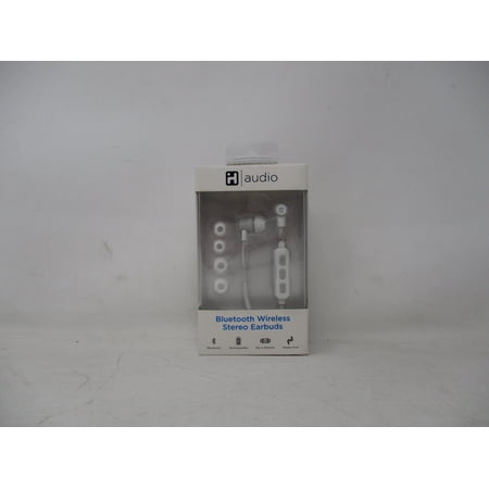 H Audio Bluetooth Wireless Stereo Earbuds (White)