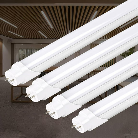 H&B Luxuries 18W LED T8 Tubular Light Bulbs, 5000K, 4 Pack