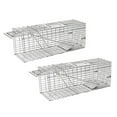 thumbnail image 1 of H&B Luxuries Rat Trap - Humane Live Animal Cage for Rat Mouse Hamster Mole Weasel Gopher Chipmunk Squirrels and More Rodents (2*Large), 1 of 8
