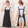 thumbnail image 1 of H Back Style Apron for Women Men, Adjustable Waist Tie Apron with Pockets, Large Size Comfortable Kitchen Cooking Apron, Home Chef Apron for Grilling Baking, Gift Idea, 1 of 5