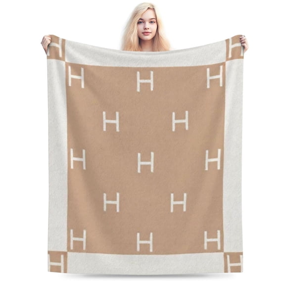 H Blanket Sofa Throw Blanket Soft and Comfortable Blanket 50x40