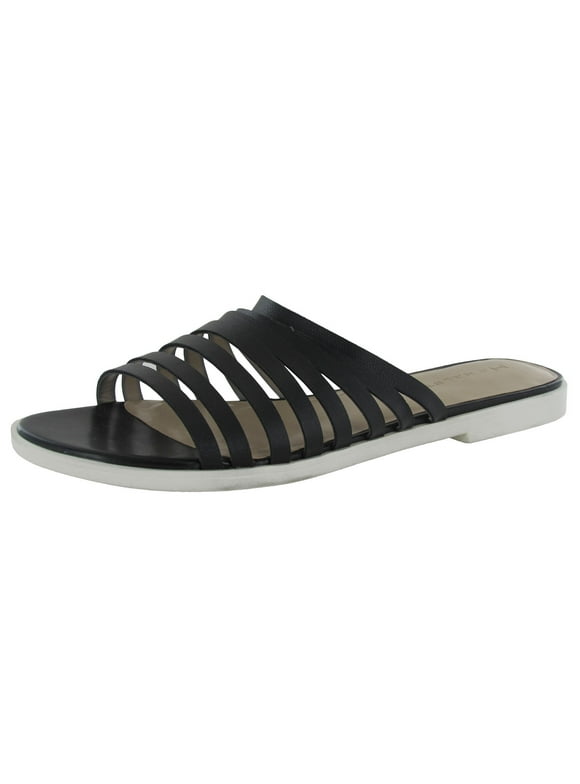 H By Halston Womens Cora Sandal Shoes, Black, US 9.5