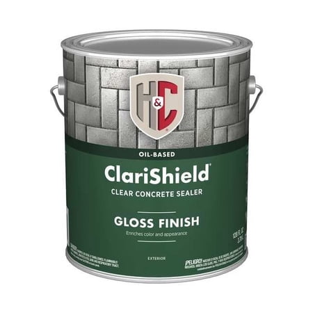 Concrete Dustproofer Floor Sealer, Gloss Finish, Clear, Oil Base 50.100304-16