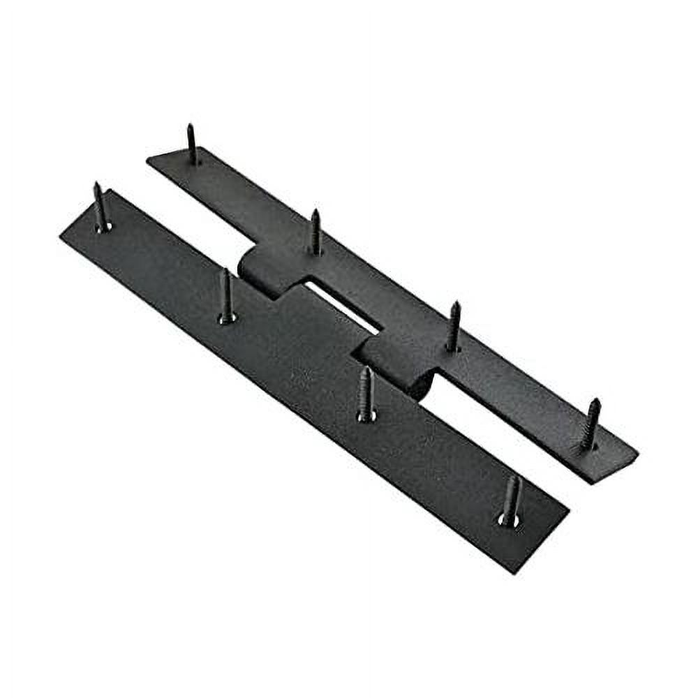 H Hinges 7 In. Black Wrought Iron Kitchen Hinge With