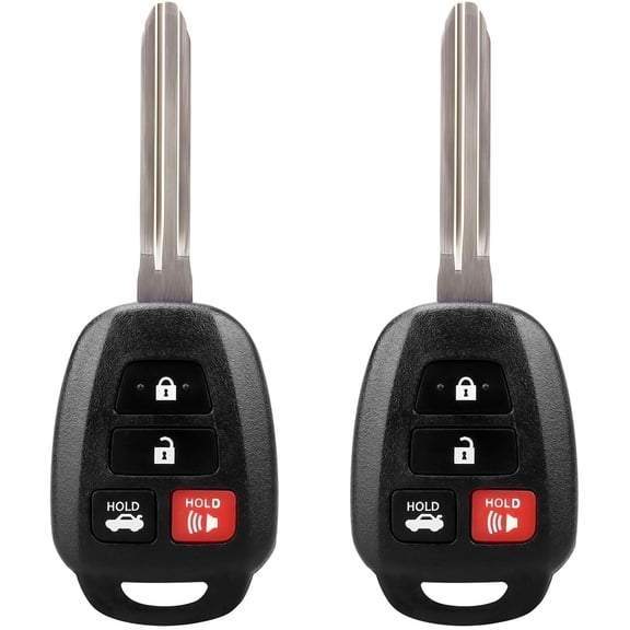 H Chip 2Pcs Key Fob Fits for Toyota Corolla 2014-2019, Camry 2014-2017, Tacoma 2016-2018, Keyless Entry Remote Control Car Keys, Replace# HYQ12BDM, HYQ12BEL