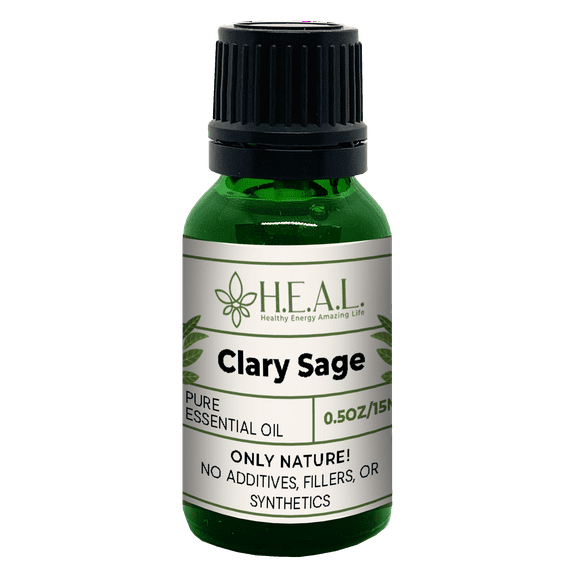 H.E.A.L.'s Essential Oil Clary Sage - 0.5oz