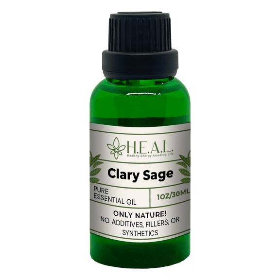 H.E.A.L.'s Essential Oil Clary Sage - 1oz