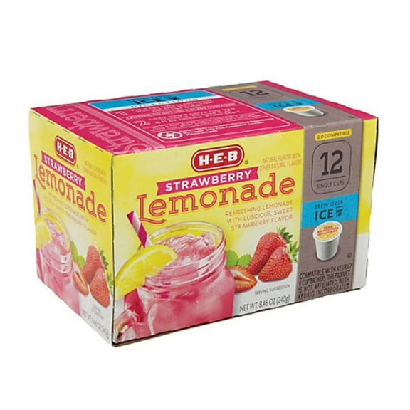 H-E-B Lemonade; 2.0 Compatible 12 Cts. (Strawberry Lemonade)