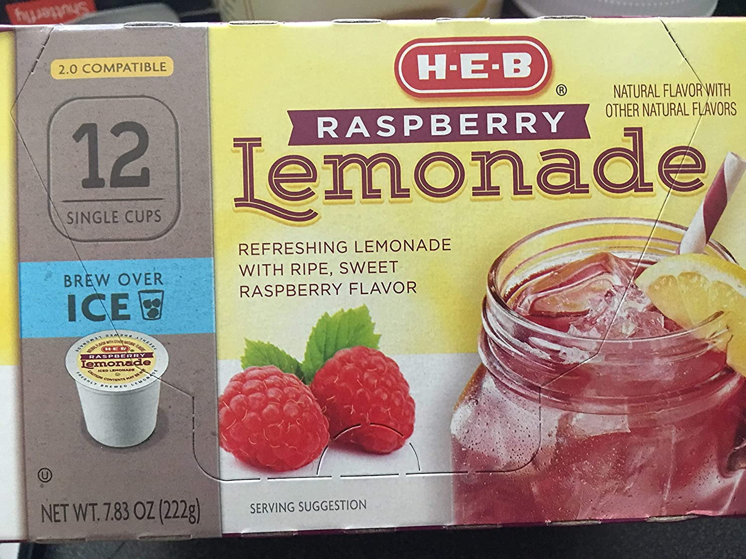 HEB Lemonade kcup; 2.0 Compatible 12 cts. (Raspberry Lemonade) 12